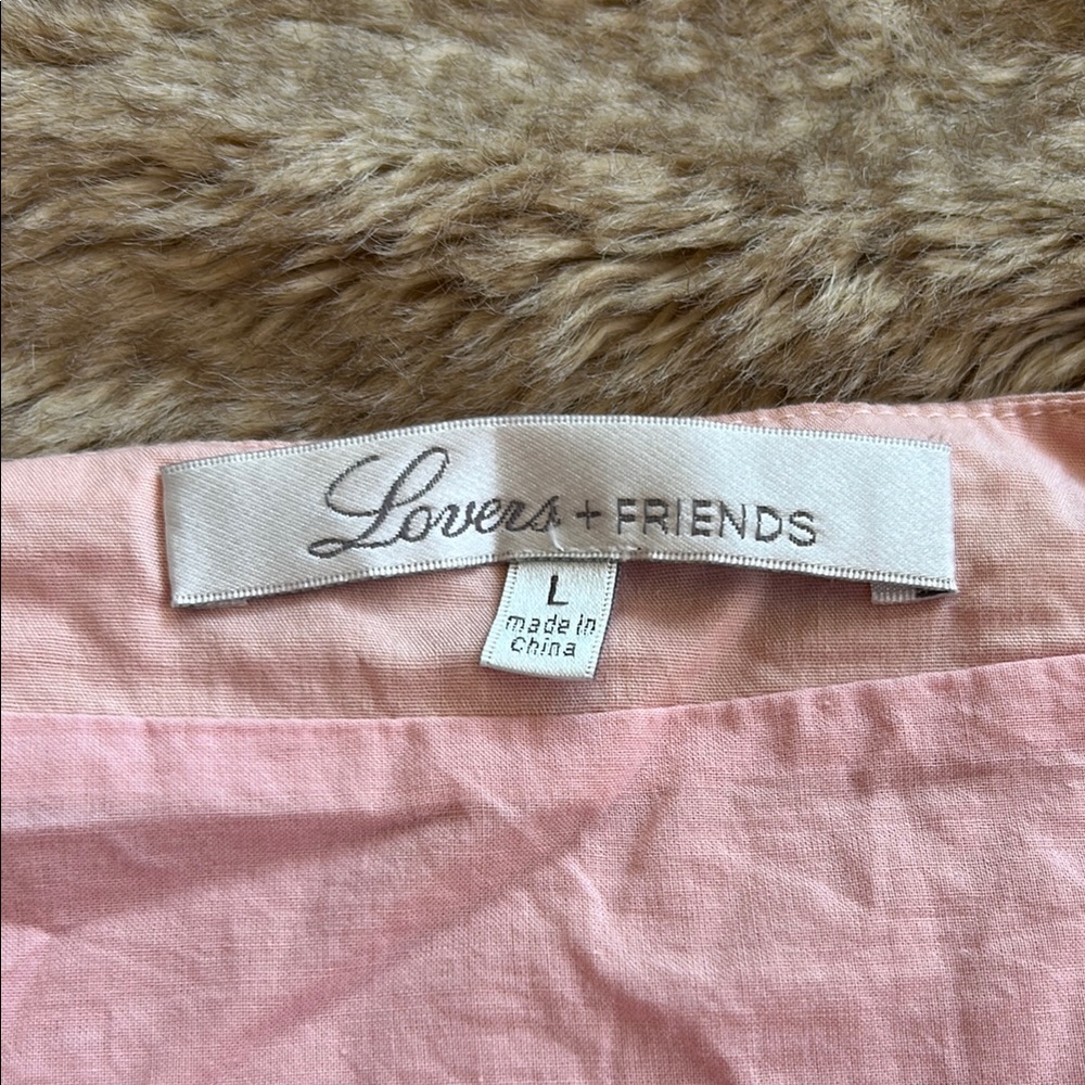 Lovers + Friends Pink Wrap Tie Front Camisole - Picture 2 of 3